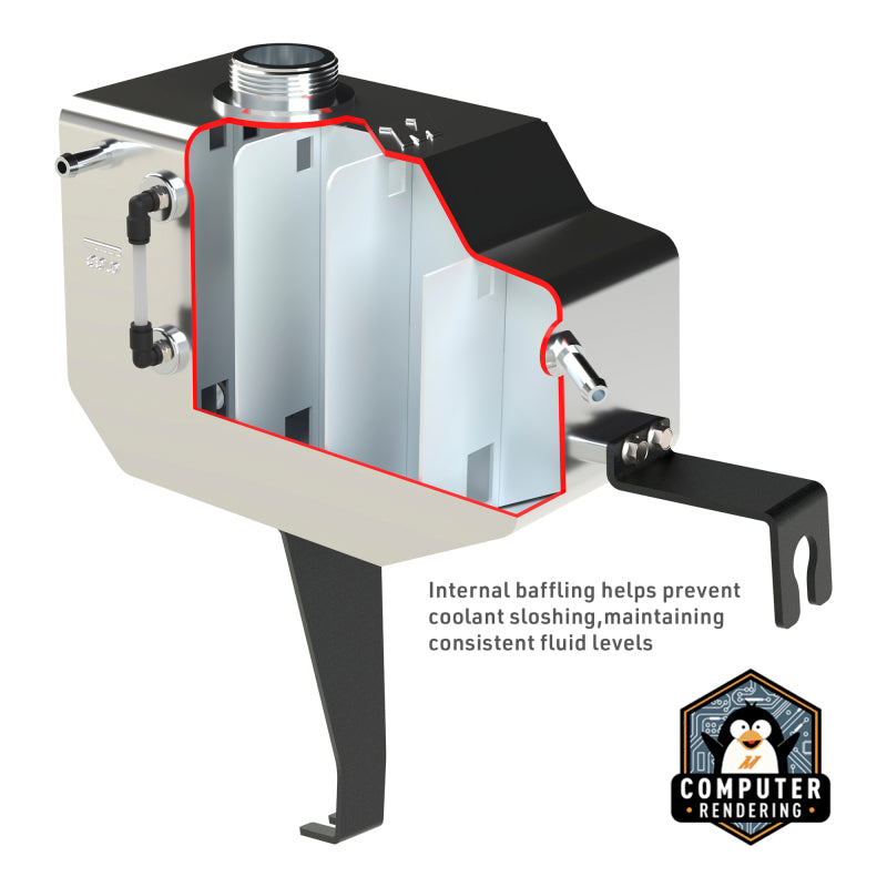 Mishimoto MMRT-F150-11EN Mishimoto 11-14 Ford F-150 Aluminum Expansion Tank - Natural