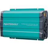 Teal and gray Mastervolt Powercombi inverter/charger for reliable power and wide voltage