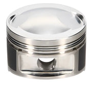 Wiseco Ferrari high-performance piston with black rings and silver finish