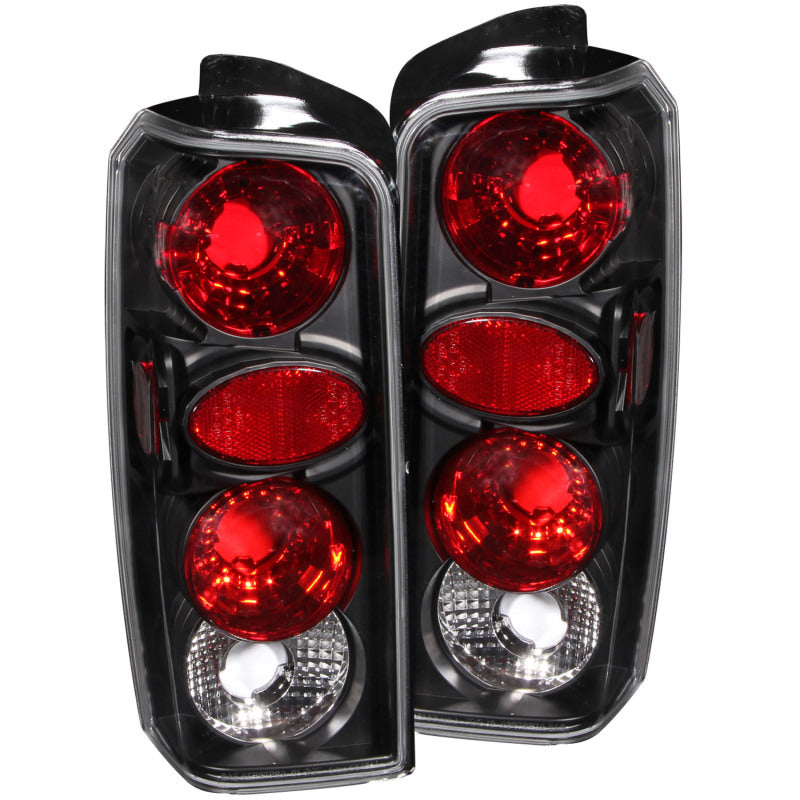 ANZO 211103 ANZO 1997-2001 Jeep Cherokee Taillights Black