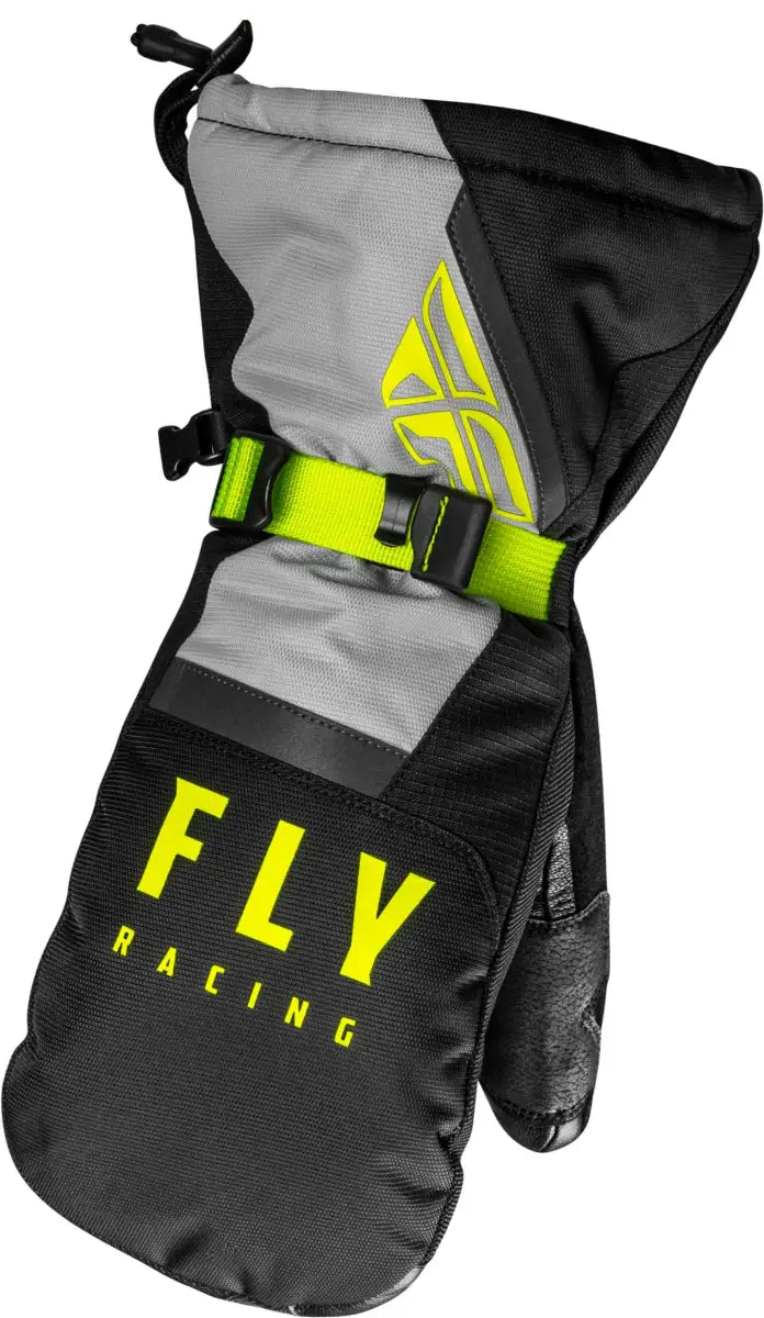 FLY RACING 363-3931S Cascade Mittens Black/Grey/Hi Vis Sm