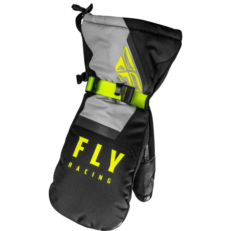 FLY RACING 363-3931XS Cascade Mittens Black/Grey/Hi Vis Xs