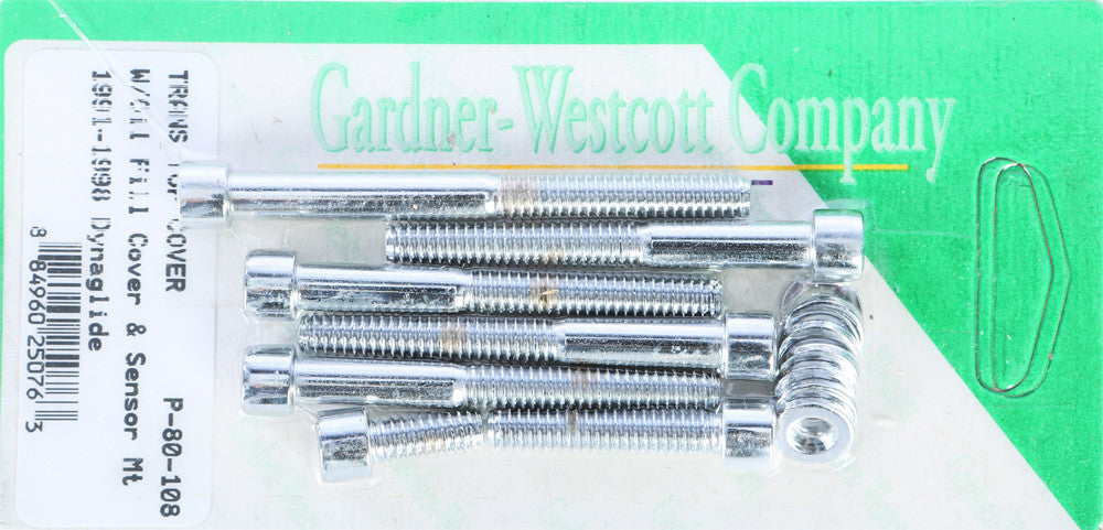 Gardnerwestcott Transmission Top Cover Set Hardware/Fasteners/Fittings P-80-108 - 91-98 Dyna Models