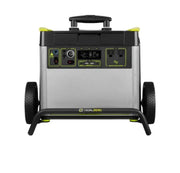 Silver and black wheeled Goal Zero Yeti 3000X 120V power station