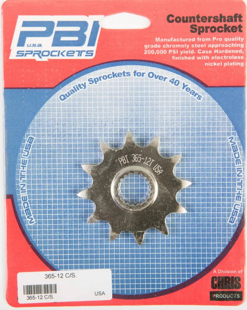 365-12 Front Cs Sprocket Steel 12t 520 Hon - Countershaft