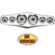 36535 Billet Spec Dash 6 Gauge Ctr Trim Style 3-3/8 - Panel