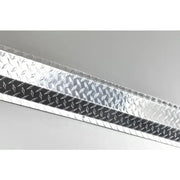 Shiny diamond plate trim on Legend Fleet Aluminum Top Sill for Fleet Aluminum vehicles