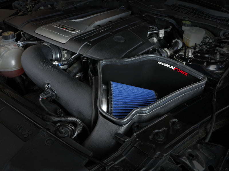 aFe 54-13039R AFe Magnum FORCE Stage-2 Cold Air Intake System w/Pro Dry S Media 18-19 Ford Mustang