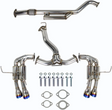Invidia 2022+ Subaru WRX Gemini Single Layer Quad Titanium Tip Cat-Back Exhaust - HS22WRXGM4ST