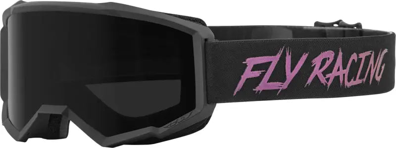 FLY RACING 37-51671 Zone W/C Goggle Black/Fusion W/Dark Smoke Hydrophoc Lens