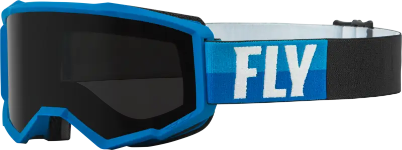 37-51673 Fly Racing Zone W/C Goggle Blue/Black W/Dark Smoke Hydrophoc Lens - RV and Auto Parts