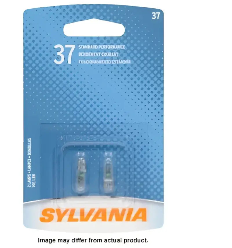 Sylvania 37 BP2 halogen bulb with standard performance and bright light output