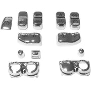 370341 Switch Cap Kit Chrome `16 Up Flht/Fltr Exc Se Models