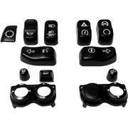 370342 Switch Cap Kit Black `16 Up Flht/Fltr Exc Se Models