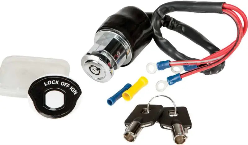 HARDDRIVE 370390 Round Key Ignition 3 Position Chrome Fxs/Fx 85 Fxr 84 93