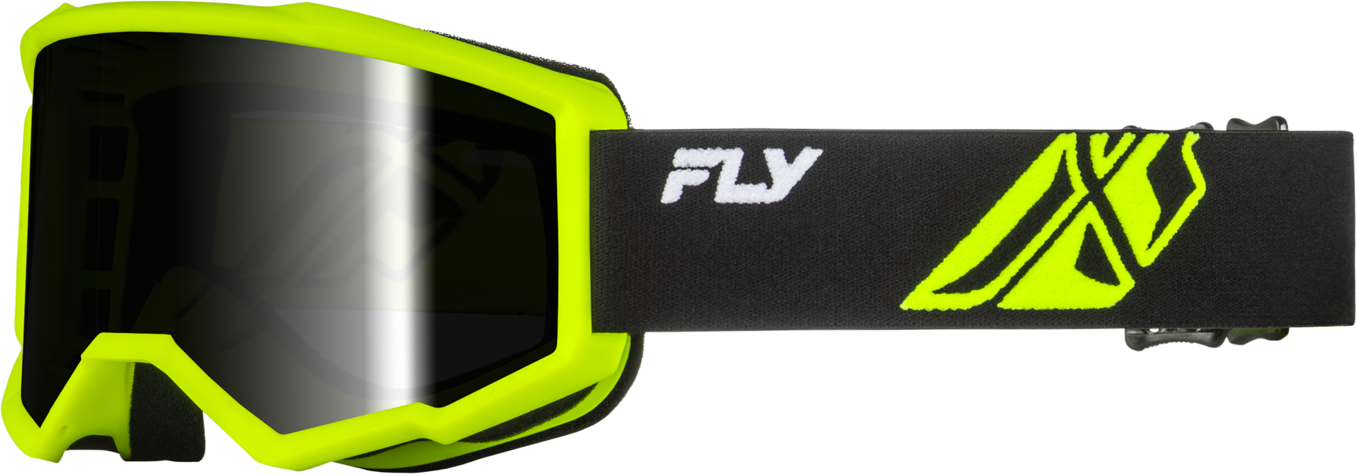 FLY Racing Focus Watercraft Goggle (2026) Eyewear 37-51169 - Black Frame Smoke Lens Dark Hydrophoc