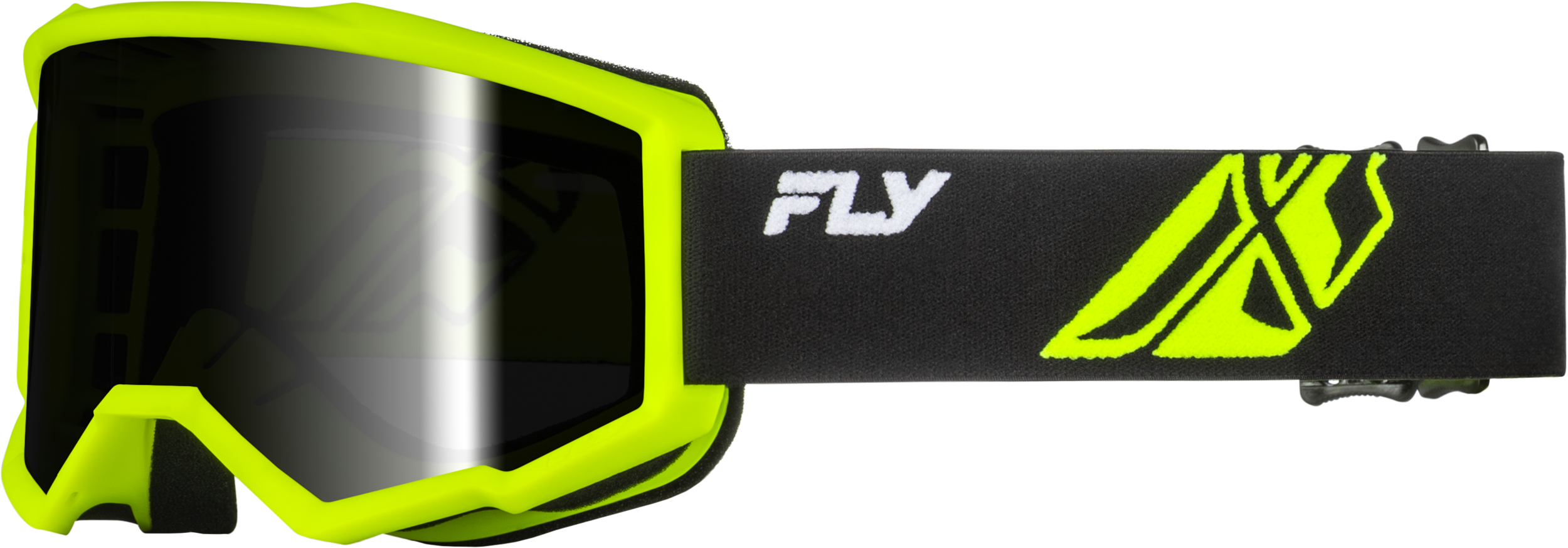 FLY Racing Focus Watercraft Goggle (2026) Eyewear 37-51169 - Black Frame Smoke Lens Dark Hydrophoc