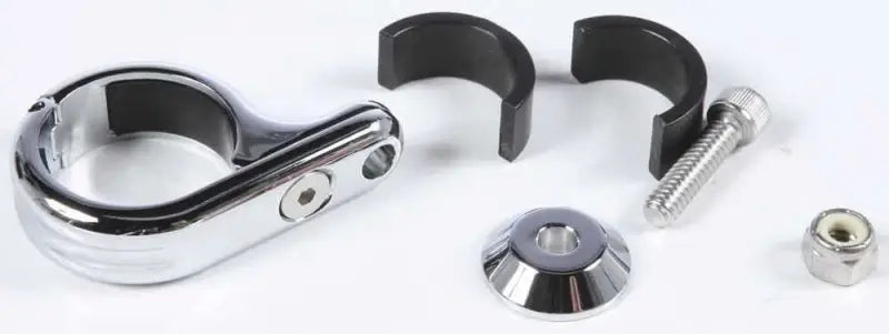 370400 Universal Clamp 1"   1 1/4" Chrome