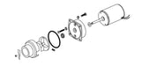 37072-0092 Jabsco Motor/Waste Pump Assy 12V (Qf/Ds) - Macerator