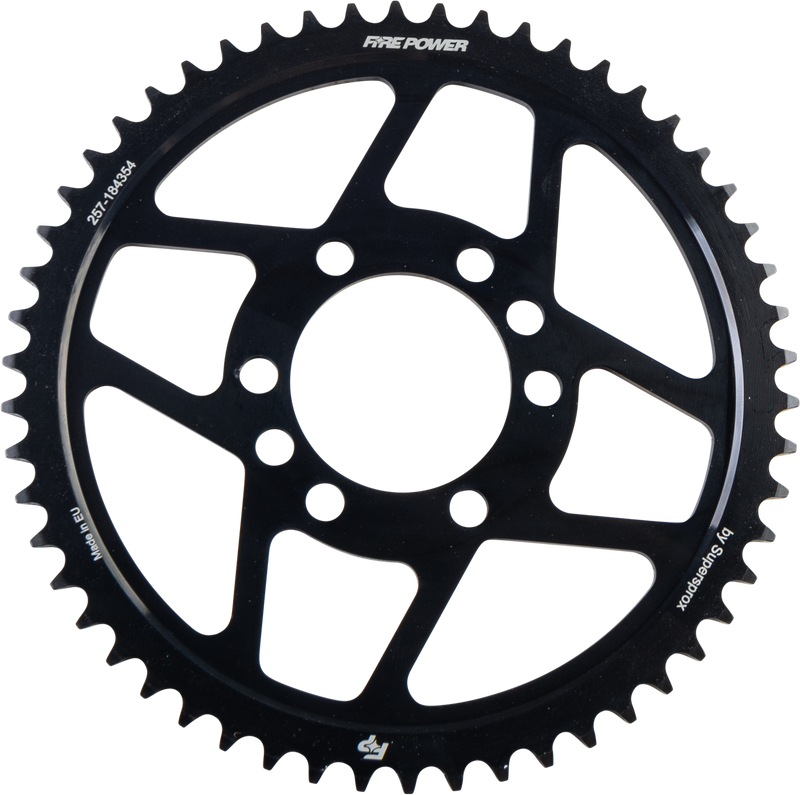 FPS-1843-54-BLK Fire Power Rear Sprocket Steel 54T Blk