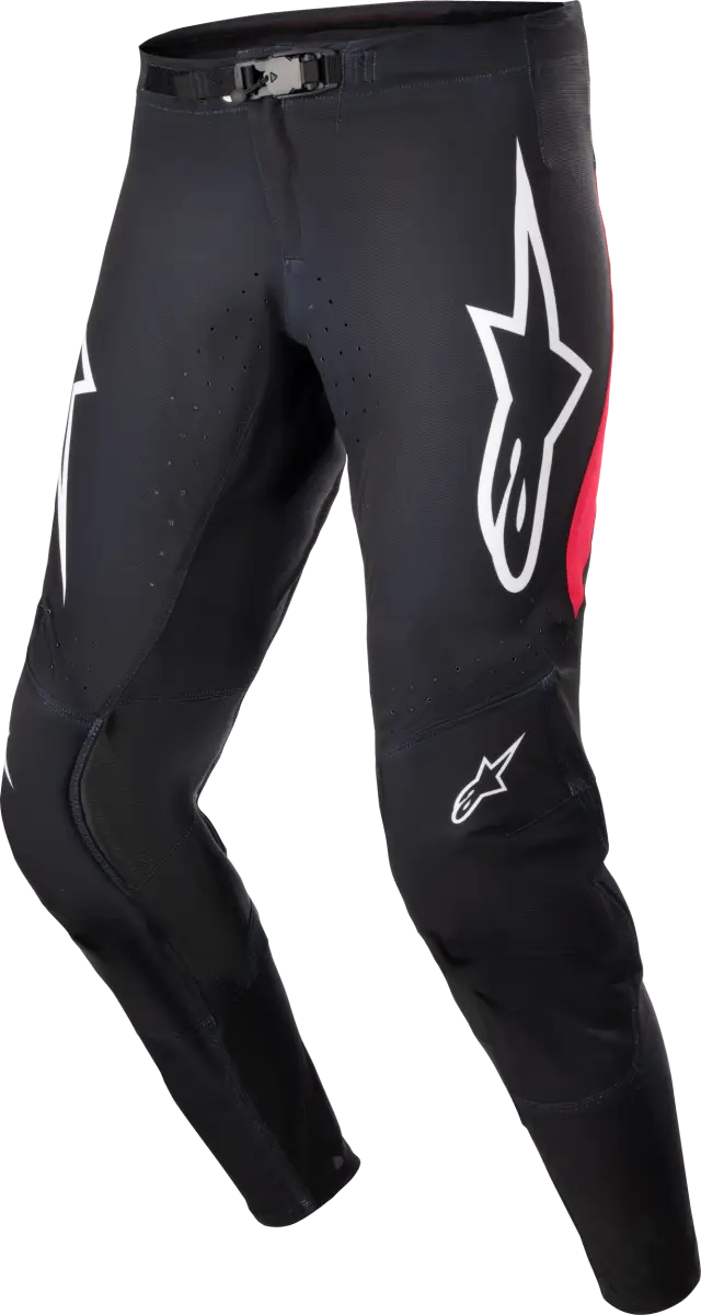 3723224-1323-34 Supertech Ward Pants Black/Red Berry Sz 34