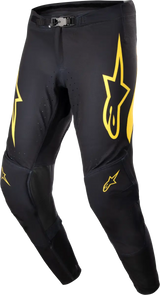 3723224-15-36 Supertech Ward Pants Black/Yellow Sz 36