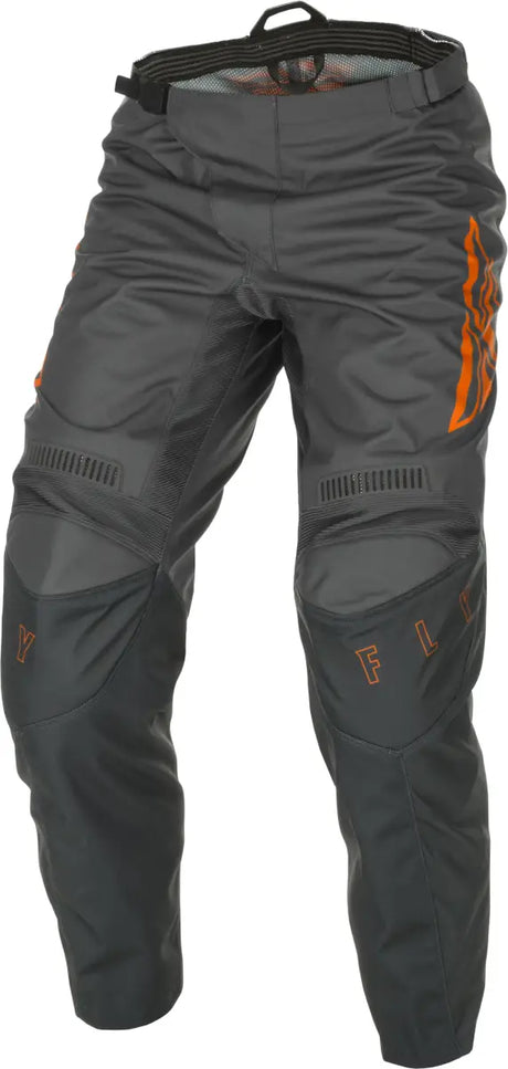 374-93626 Youth F 16 Pants Grey/Orange Sz 26 - F-16