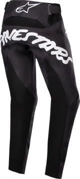 3748324-12-22 Youth Racer Hana Pants Black/White Sz 22