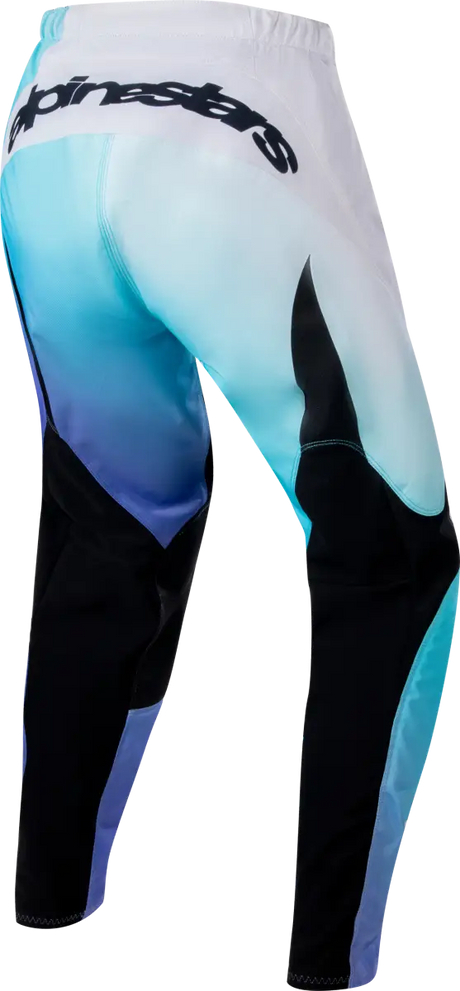 3752724-276-30 Stella Fluid Pant White/Turquoise Sz 30 - Pants
