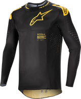 3763224-15-L Supertech Ward Jersey Black/Yellow Lg