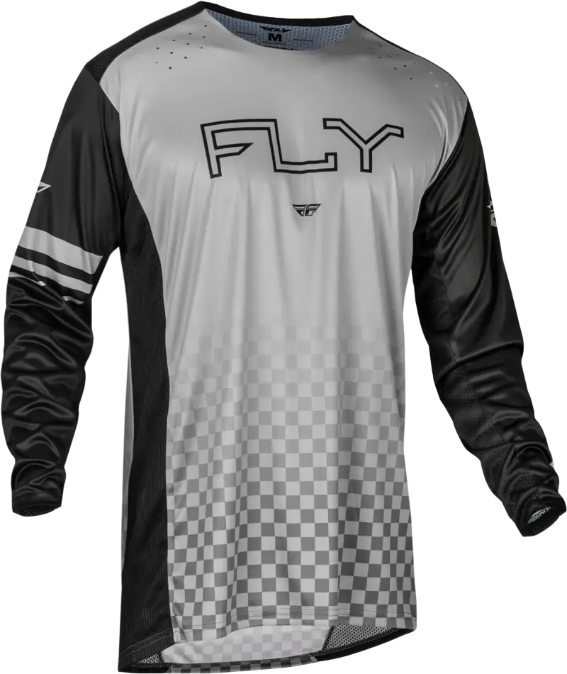 377-051M Rayce Bicycle Jersey Black/Grey Md