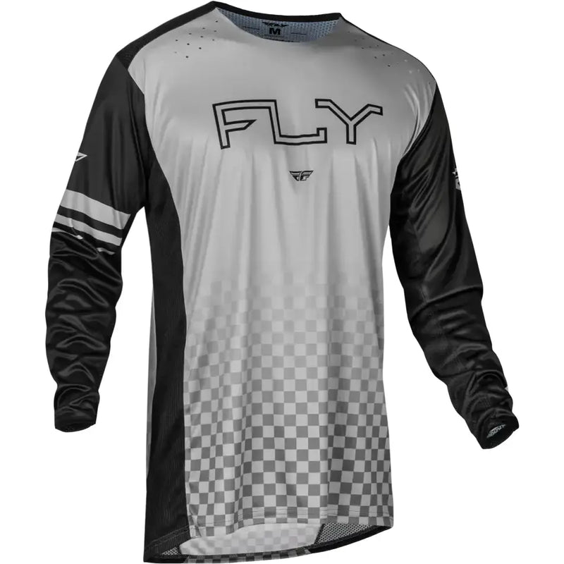 377-051YL Youth Rayce Bicycle Jersey Black/Grey Yl