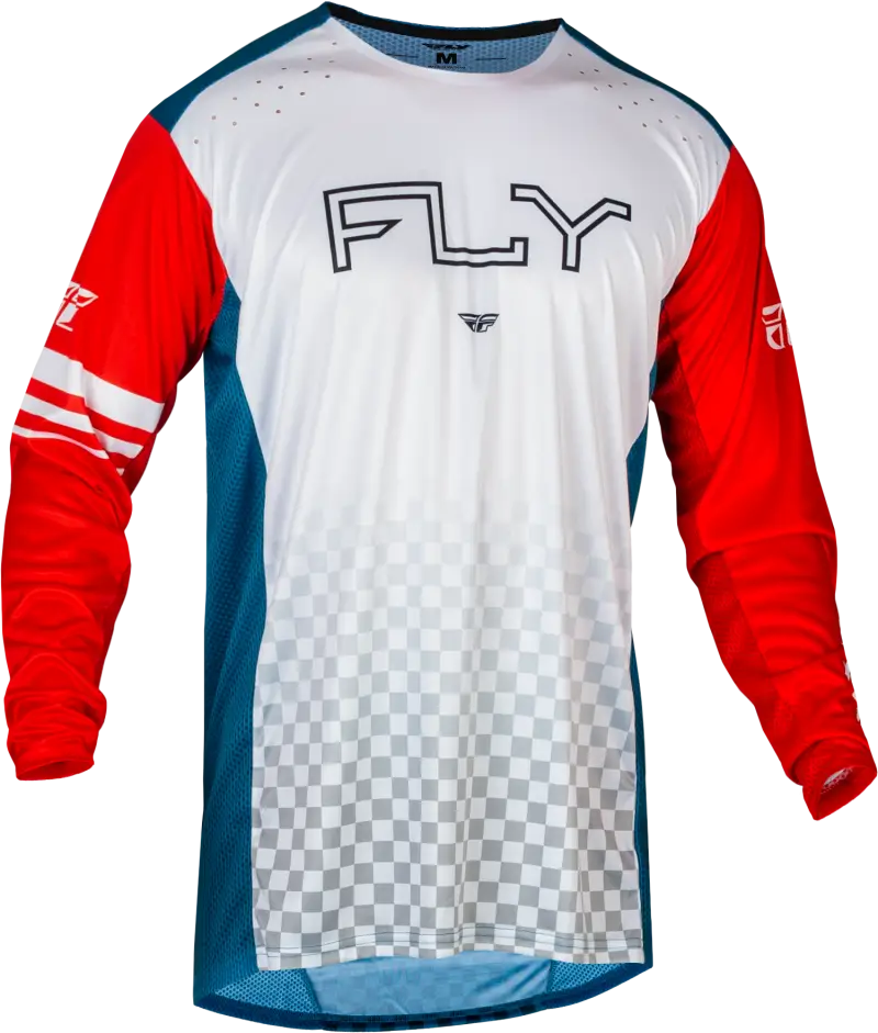 377-054X Rayce Bicycle Jersey Red/White/Blue Xl