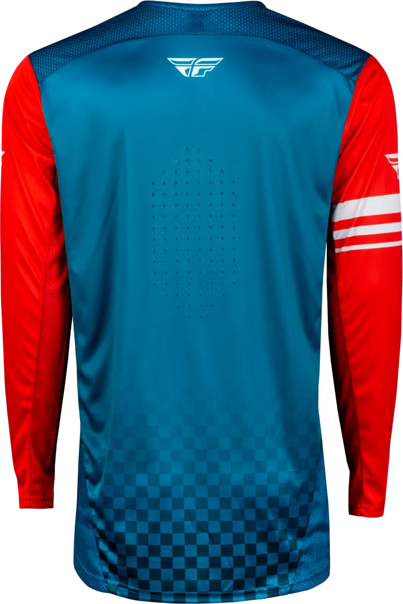 377-054YM Youth Rayce Bicycle Jersey Red/White/Blue Ym