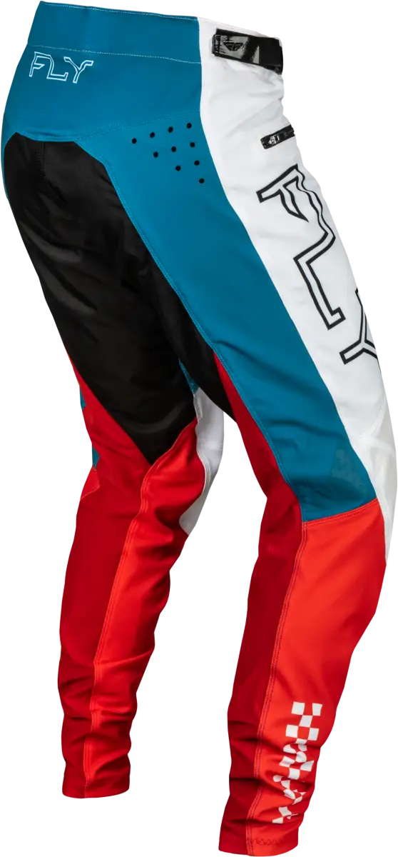 377-06418 Youth Rayce Bicycle Pants Red/White/Blue Sz 18
