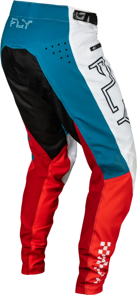 377-06422 Youth Rayce Bicycle Pants Red/White/Blue Sz 22