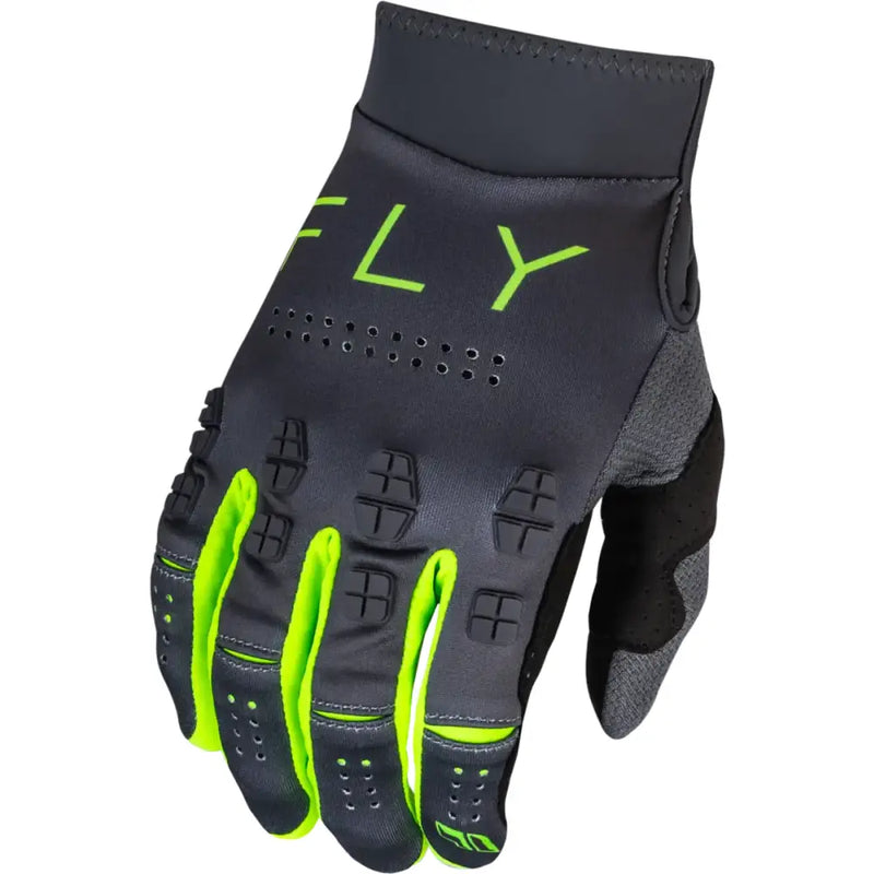 377-1112X Evolution Dst Gloves Charcoal/Neon Green 2x - RV and Auto Parts