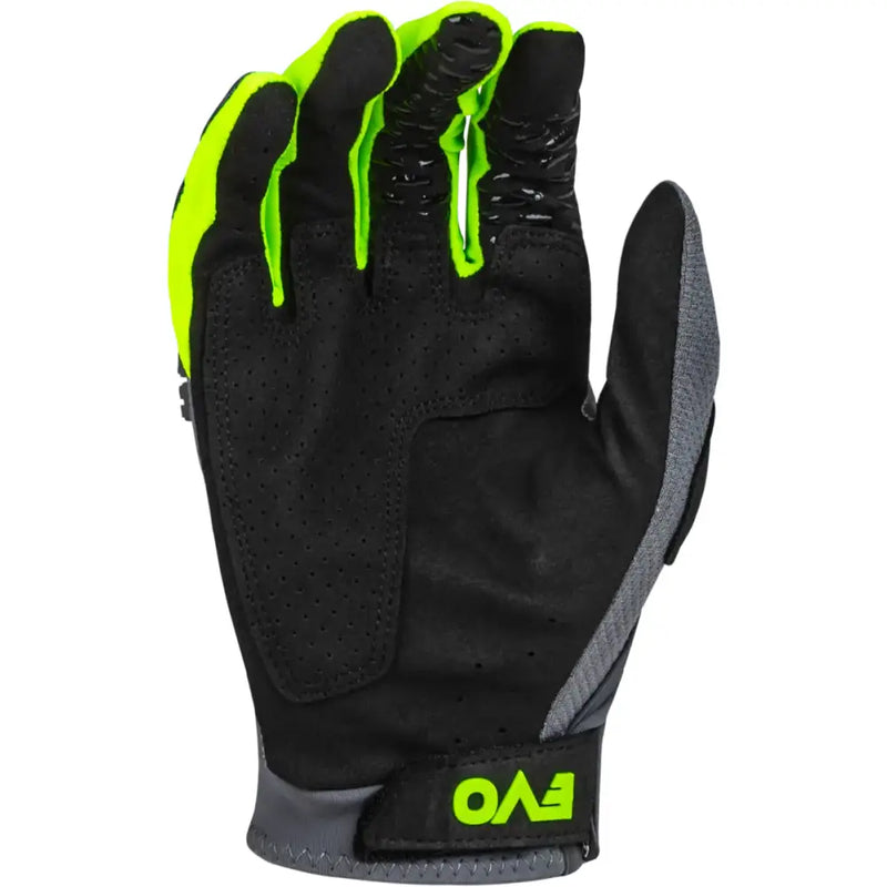 377-111L Evolution Dst Gloves Charcoal/Neon Green Lg - RV and Auto Parts