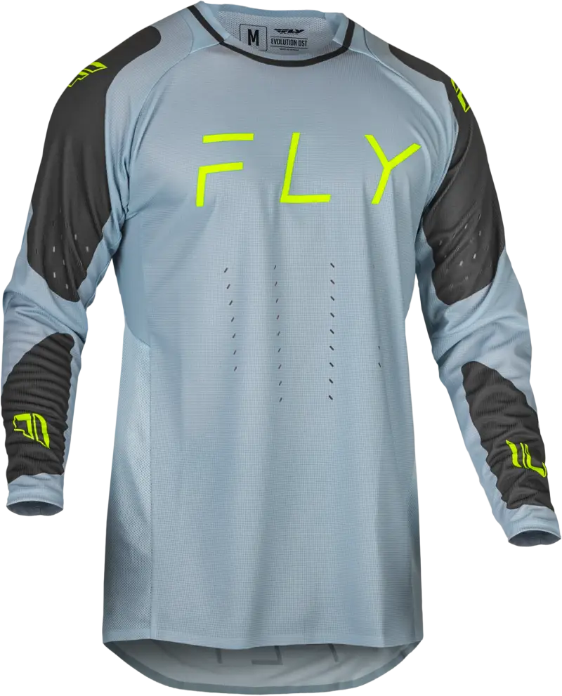 377-121S Evolution Dst Jersey Ice Grey/Char/Neon Green Sm - RV and Auto Parts