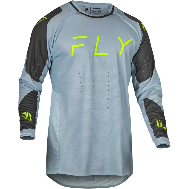 377-121S Evolution Dst Jersey Ice Grey/Char/Neon Green Sm - RV and Auto Parts
