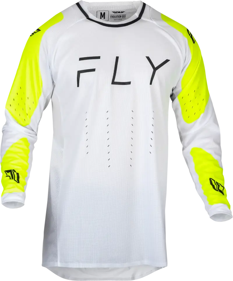 377-123L Evolution Dst Jersey White/Hi Vis Lg - RV and Auto Parts