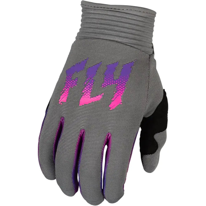 377-210YS Youth F 16 Gloves Grey/Pink/Purple Ys - RV and Auto Parts