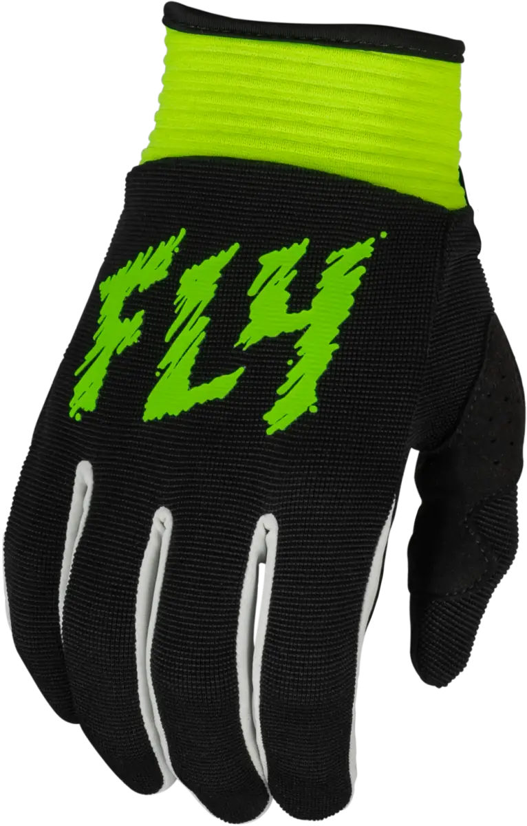 377-214YS Youth F 16 Gloves Black/Neon Green Ys - RV and Auto Parts