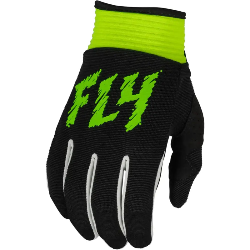 377-214YXS Youth F 16 Gloves Black/Neon Green Yxs - RV and Auto Parts