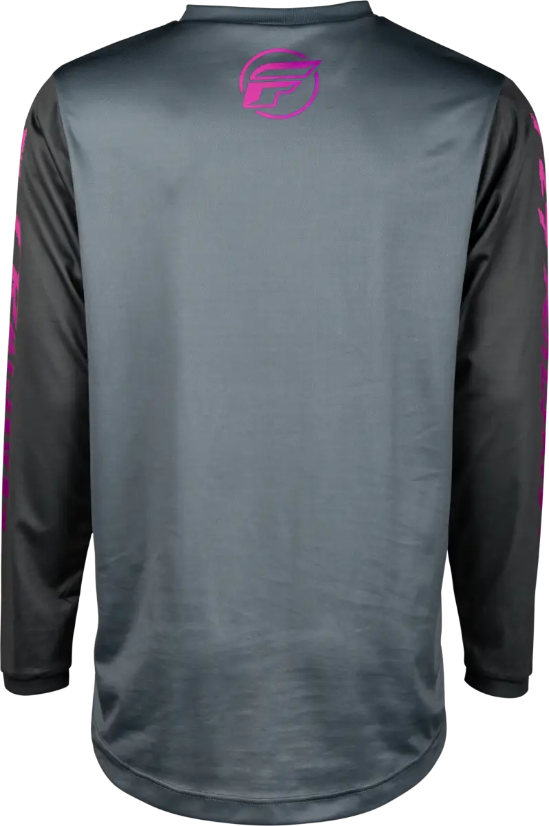377-220YM Youth F 16 Jersey Grey/Charcoal/Pink Ym - F-16