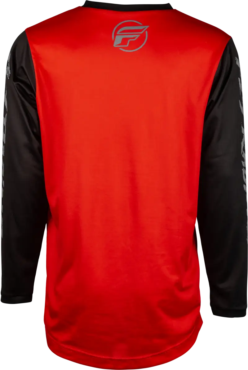 377-222YS Youth F 16 Jersey Red/Black/Grey Ys - F-16