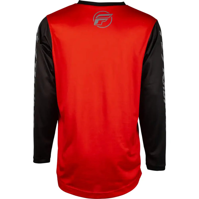 377-222YS Youth F 16 Jersey Red/Black/Grey Ys - F-16