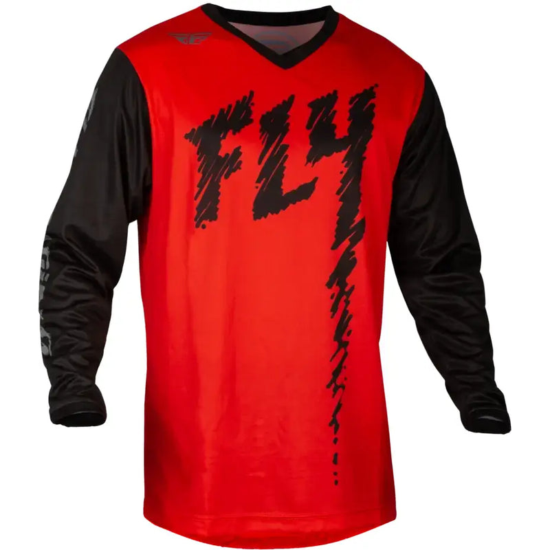 377-222YS Youth F 16 Jersey Red/Black/Grey Ys - F-16