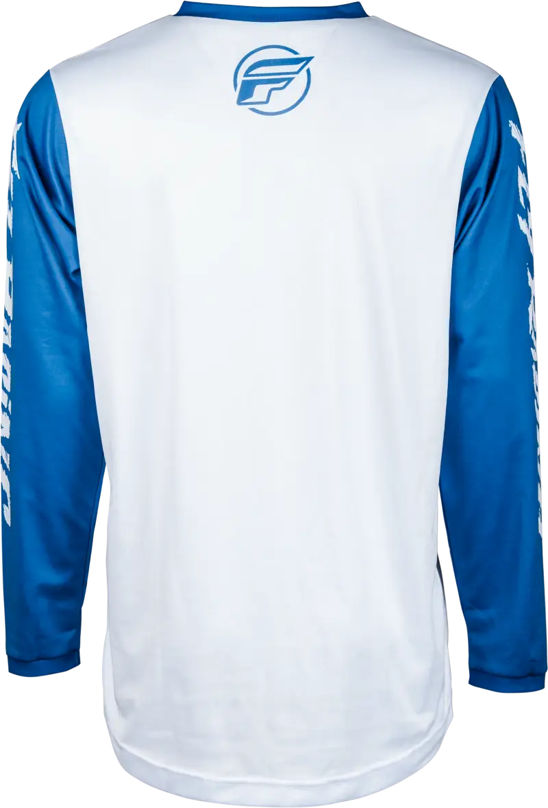 377-223YL Youth F 16 Jersey True Blue/White Yl - RV and Auto Parts