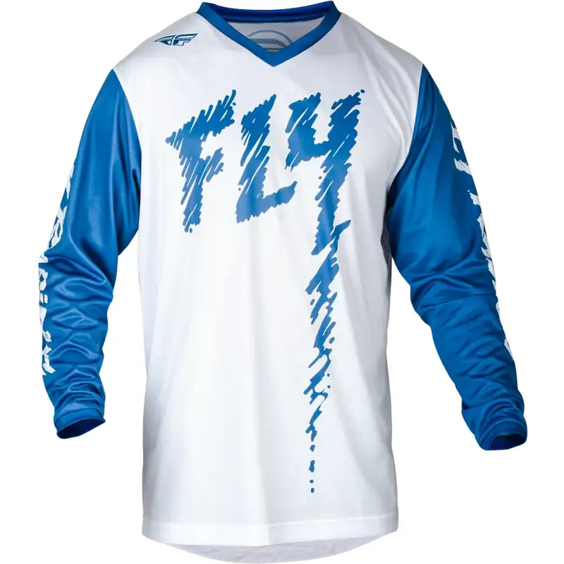 377-223YS Youth F 16 Jersey True Blue/White Ys - RV and Auto Parts